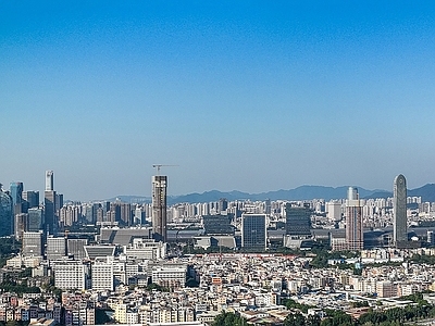 现代城市背景