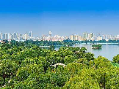 现代城市背景