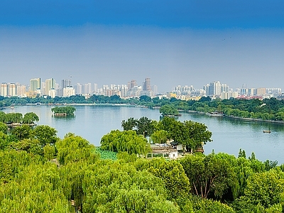 现代城市背景