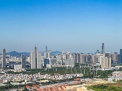 现代城市背景