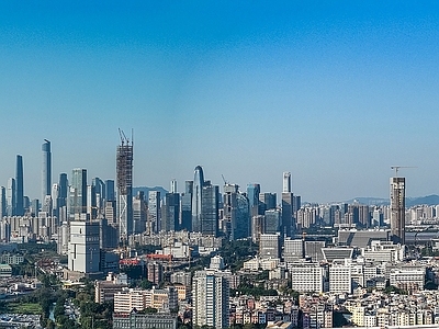 现代城市背景