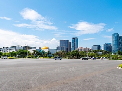 现代城市背景