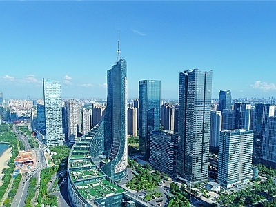 现代城市背景