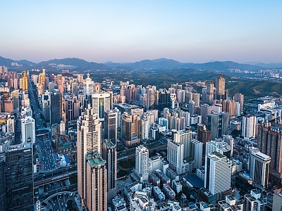 现代城市背景