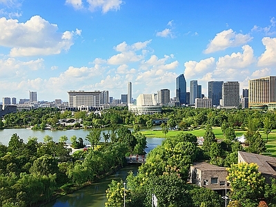 现代城市背景