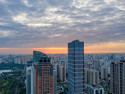 现代城市背景