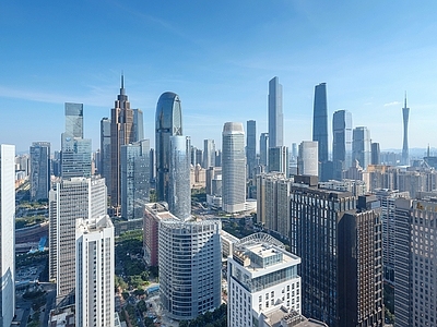 现代城市背景