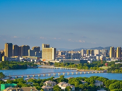 现代城市背景