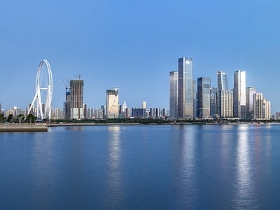 现代城市背景