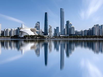 现代城市背景
