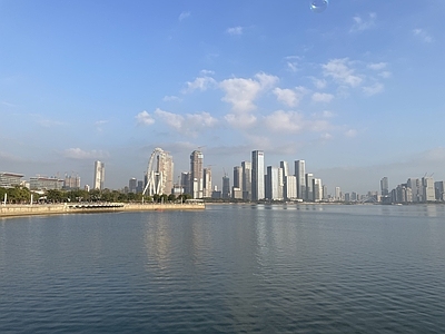 现代城市背景