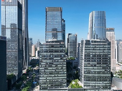现代城市背景