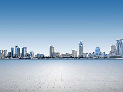 现代城市背景