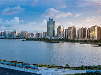 现代城市背景