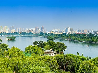 现代城市背景