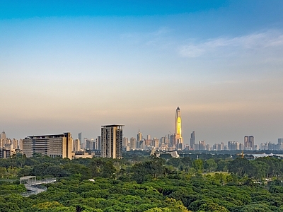 现代城市背景