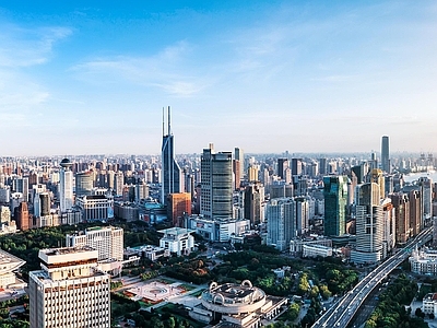 现代城市背景