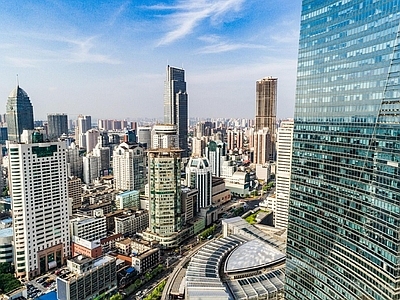 现代城市背景