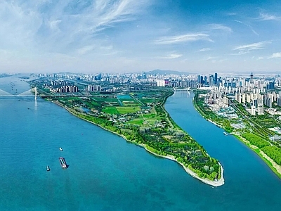 现代城市背景