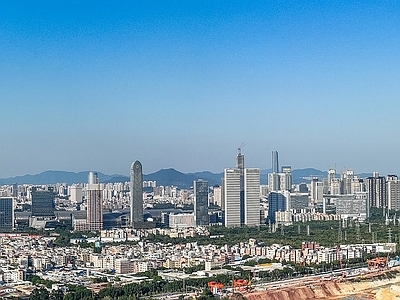 现代城市背景