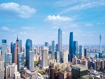 现代城市背景