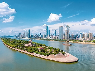 现代城市背景