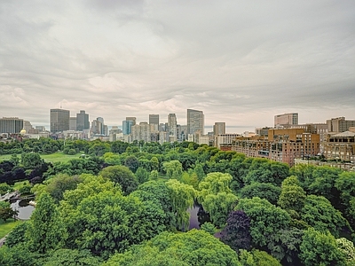现代城市背景