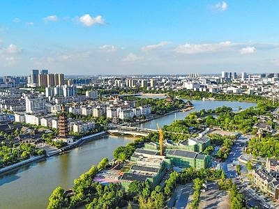 现代城市背景