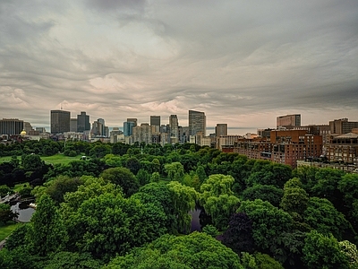 现代城市背景