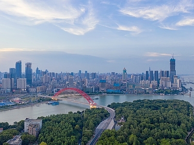 现代城市背景