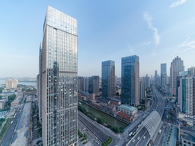 现代城市背景
