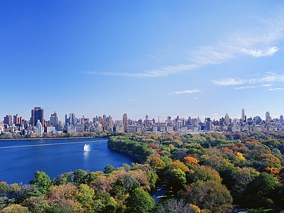 现代城市背景