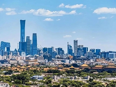现代城市背景
