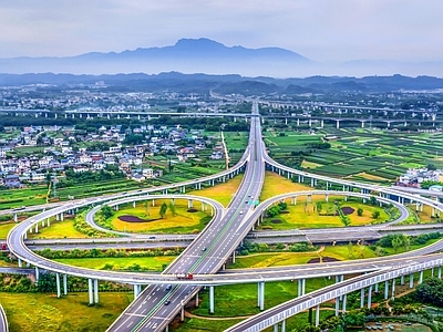 现代城市背景