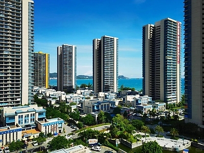 现代城市背景