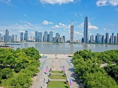 现代城市背景