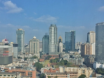 现代城市背景