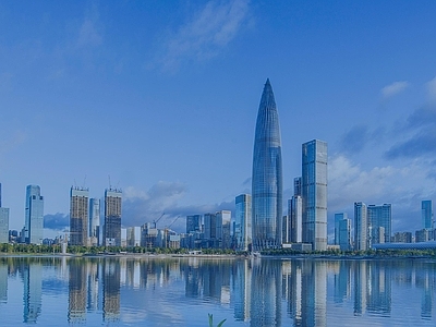 现代城市背景