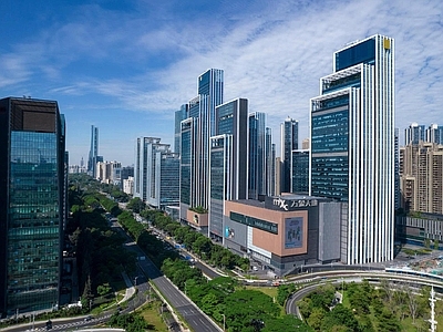 现代城市背景