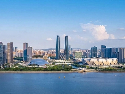 现代城市背景