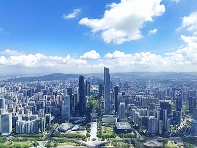 现代城市背景