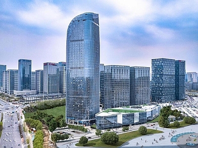 现代城市背景