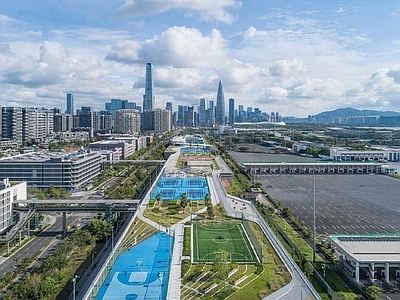 现代城市背景