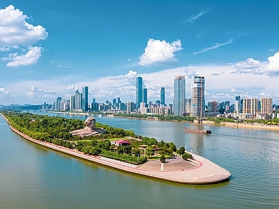 现代城市背景