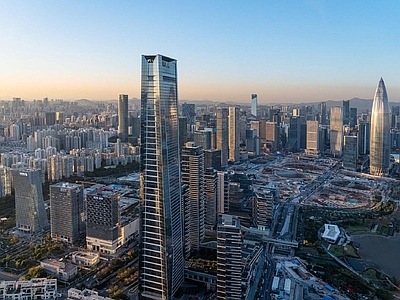 现代城市背景