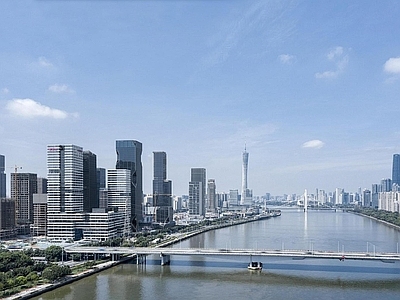 现代城市背景