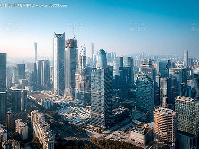 现代城市背景