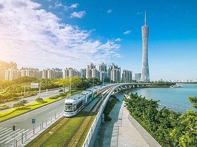 现代城市背景