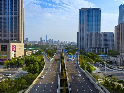 现代城市背景