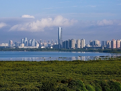 现代城市背景